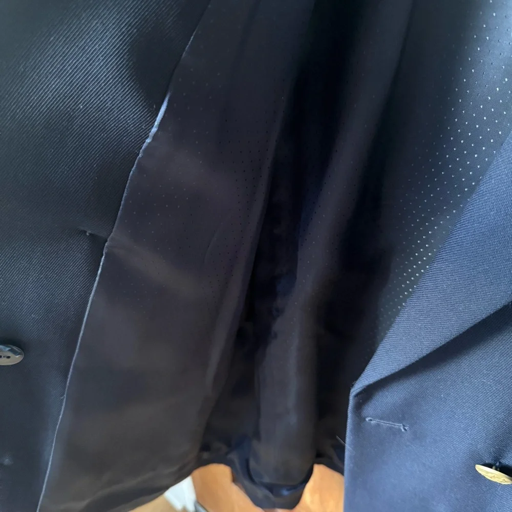 NWT Sézane Michele blazer in navy - size 40 / us 8 - Picture 10 of 15